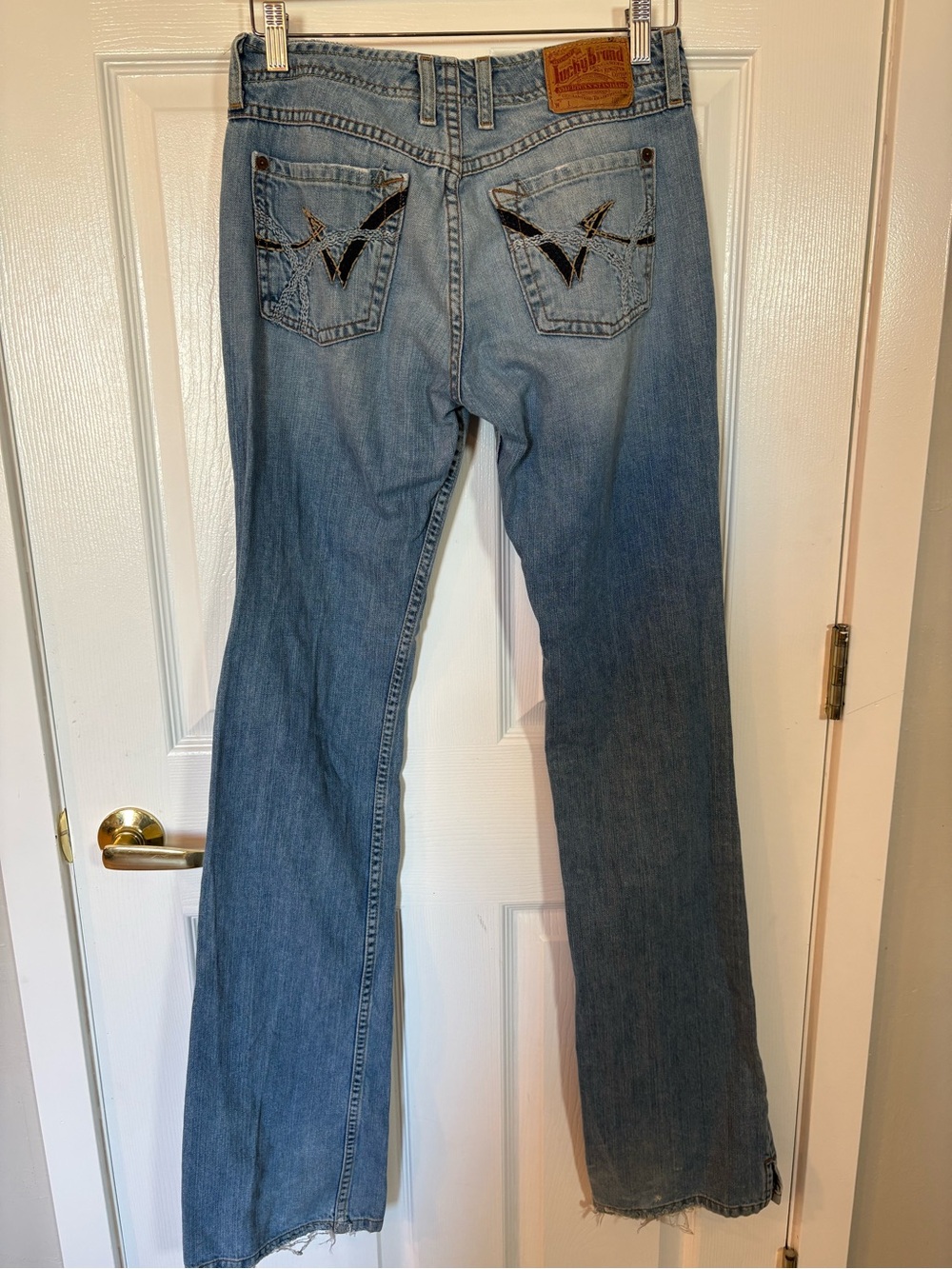 Lucky Brand Sweet N Low Rocker Wonder Jeans Woman’s 28 Bootcut Flare Y2K